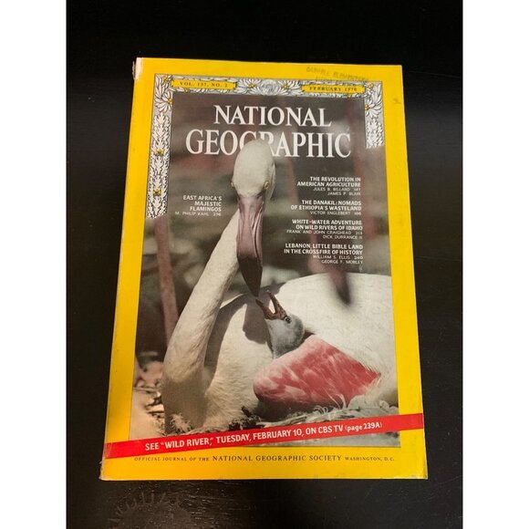 Vintage National Geographic Magazine (February 1970) Vol. 137, No. 2 AFRICA'S FL - Picture 2 of 5